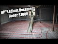 I GC My Own Luxury House - Ep 11 Installing Radiant Heat In My Basement Floor