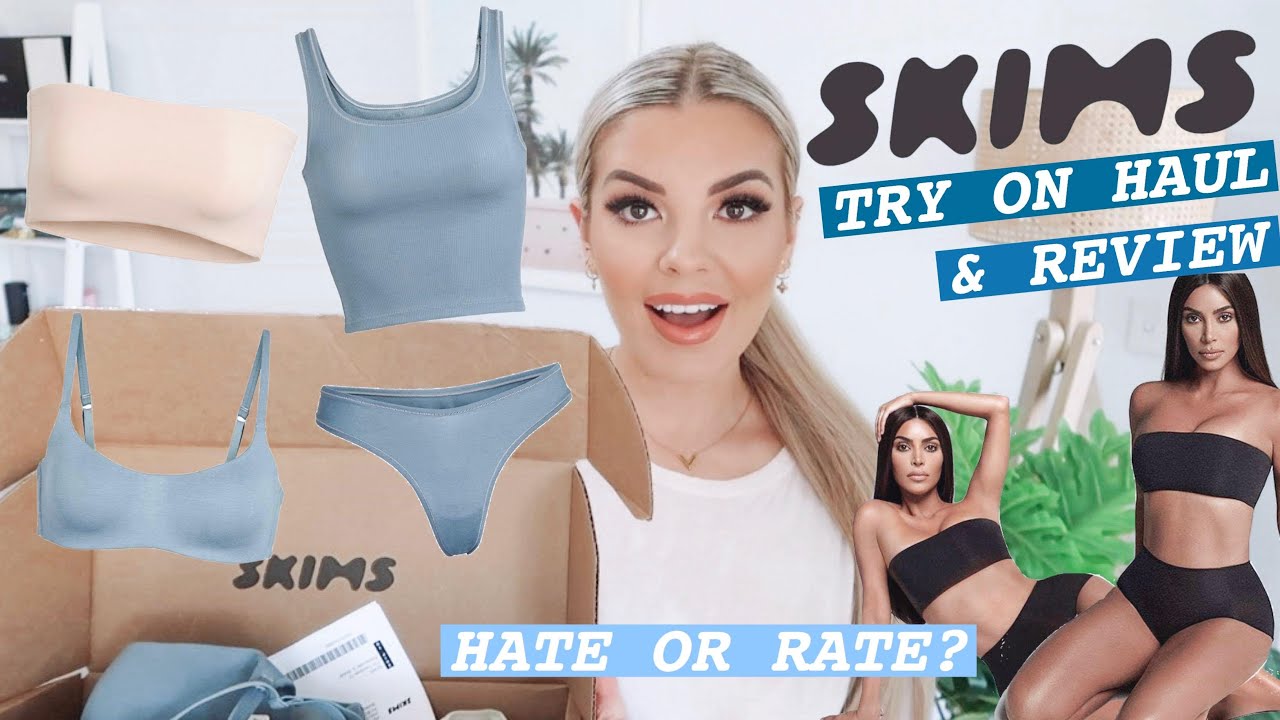 SKIMS TRY ON HAUL  bra try on haul 