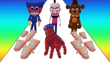 Hands Rush 3D - Satisfying ASMR Gameplay Walkthrough Android iOS