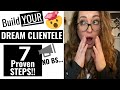 HOW I BUILT MY DREAM CLIENTELE IN 7 DETAILED STEPS \\HAIRSTYLIST MARKETING TIPS  2020!
