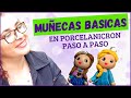 Como hacer muñecos en porcelanicron paso a paso GRATIS!!!!