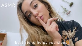 ASMR | Best Friend Helps You Sleep Roleplay (soft spoken and close up whispers) screenshot 2