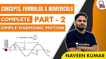 Complete Simple Harmonic Motion Part 2: Concepts, Formulas & Numericals | JEE 24x7 | Naveen Kumar