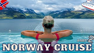 NORWAY CRUISE VLOG PART 2 STAVANGER, OLDEN, HELLESYLT FJORDS ON BOARD P&O CRUISES IONA AUG 2023 AD