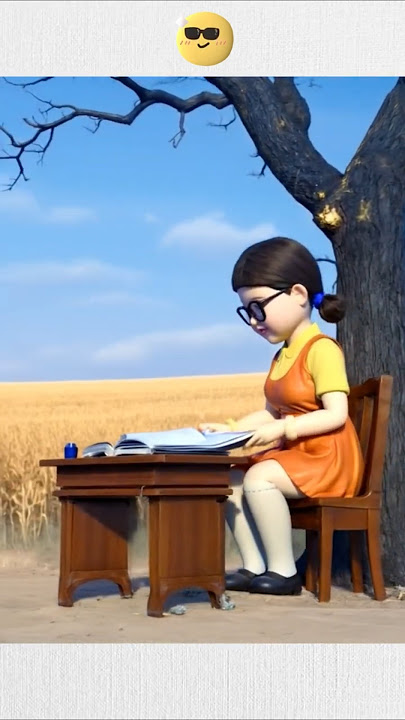 🎭 Squid Game ai -  Doll Young-hee is studying  -  Mingle Game Song “Round and Round” 🎭