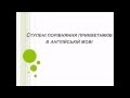 Урок 1. Ступені порівняння прикметників в англійській мові