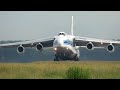 Ан-124 "Руслан" в Домодедово, красивый взлет 01.07.21.