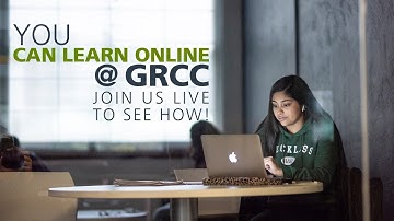 Learn Online with GRCC!