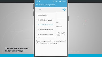 Galaxy S7 Quick Tips - Enabling Battery Saver Mode