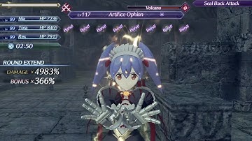 Xenoblade Chronicles 2 1.5 - Poppi QT - All 4 Specials in one Chain Attack with Damage Caps