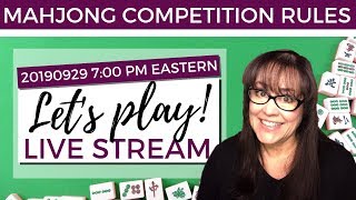 Mahjong Competition Rules Let's Play Livestream 20190929 Mahjong Competition Rules Let's Play Livestream 20190929