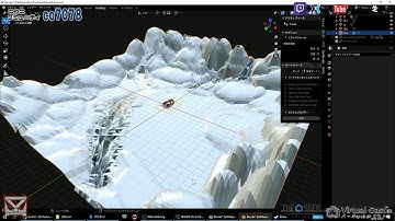 #バーチャルキャスト 用背景を制作中 #blender #Unity #VCI 2019/12/3