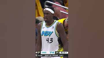 Pascal Siakam Grabs Steal & Knocks Down the Three to Force Timeout vs. Bucks 😤 | Indiana Pacers