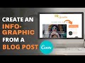 How to Create an Infographic from a Blog Post | CANVA Tutorial