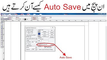 Auto save option in Inpage