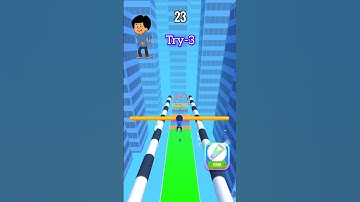 Roof Rails Lv-3 | Never Give Up ☺️ #shorts #games #roofrails