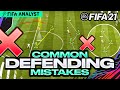 FIFA 21 COMMON DEFENDING MISTAKES ON FIFA 21 ULTIMATE TEAM | HOW TO DEFEND BETTER | DEFENDING TIPS