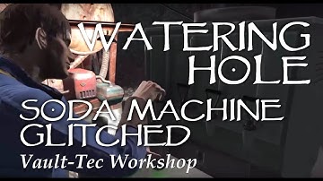 Watering Hole quest Vault-Tec Workshop part 6 soda fountain GLITCH Fallout 4 PS4