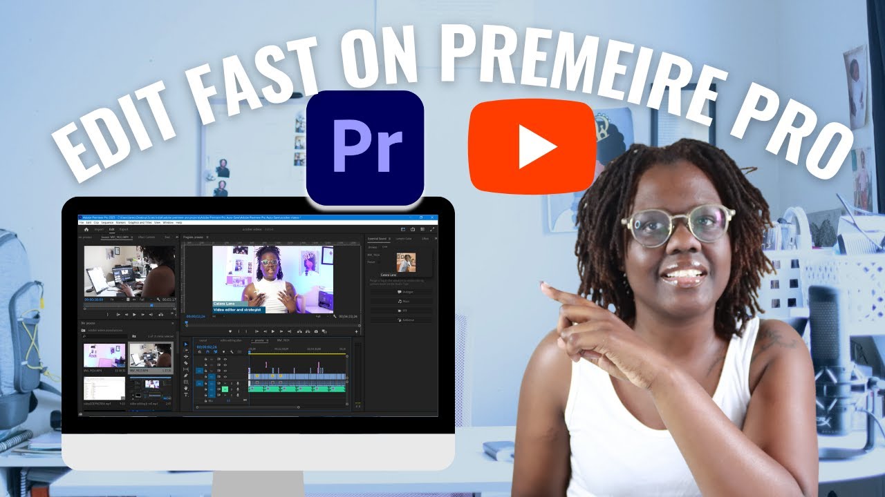 How I edit my Youtube videos fast on premiere pro - YouTube
