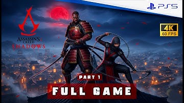 AC Shadows. All Cutscenes (Full Game Movie) Part 1 - Prologue #4k #60fps #ps5