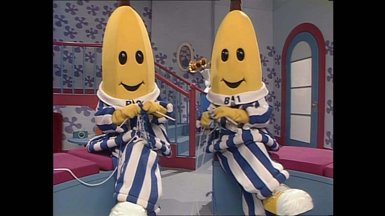 Bananas in Pyjamas Ep. 105 Knitting Bananas 50p YouTube