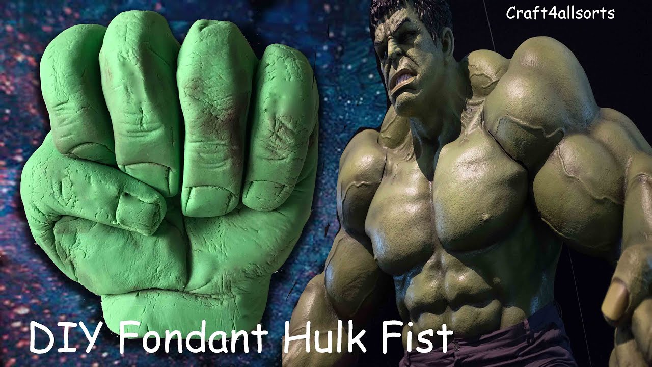 How To Make A Hulk Fist With Fondant Cake Topper YouTube How To Make A Hulk Fist With Fondant Cake Topper YouTube