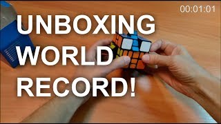 Мировой рекорд по унбоксингу! Кубик Рубика Mixup Plus 3x3x3
