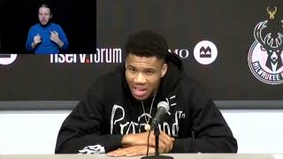 Giannis Antetokounmpo and his emotional maturity never cease to amaze.