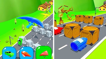 SHAPE SHIFTING - All Levels Gameplay Walkthrough - iOS, Android Level 25-26