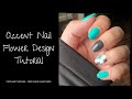 Accent Nail Flower Design