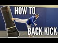 How To Back Kick Tutorial | Catholic Karate Lesson