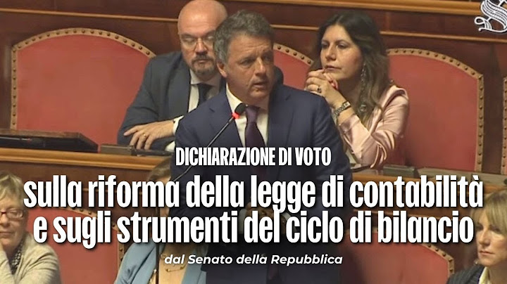 La mia dichiarazione di voto sulla riforma della legge di contabilità | 28/05/2025
