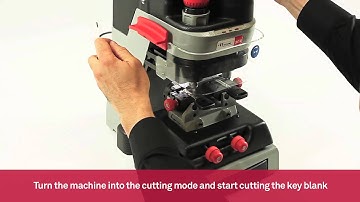 Mechanical key cutting machine for tip stop laser keys | Keyline 305