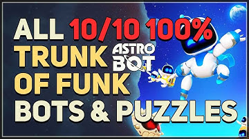 Trunk of Funk All Bots and Puzzle Pieces 100% Walkthrough Astro Bot