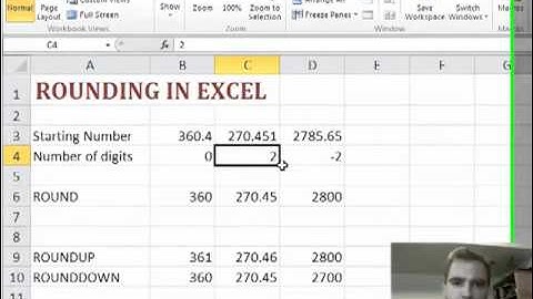 Excel Video 190 Rounding