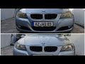 Installing new headlights on my BMW E90!!! Huge difference!!!