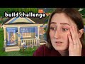 the sims team sent me an official build challenge...