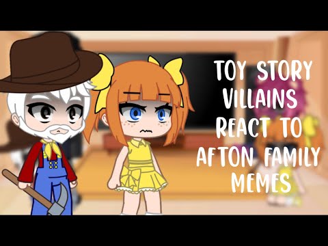 Toy Story Villains React To Afton Family Memes || Fnaf || Gacha Club || Itz Tiger Kitty ||