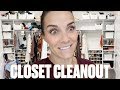 CLEANING OUT MOM'S CLOSET | CLOSET ORGANIZATION AND STORAGE HACKS | BEFORE AND AFTER CLOSET TOUR