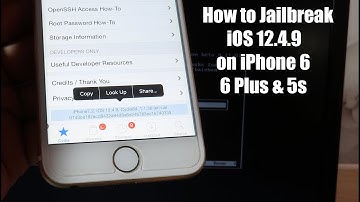 NEW How to Jailbreak iOS 12.4.9 on iPhone 6/6Plus/5s