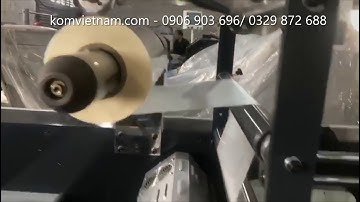 Máy cán màng nhiệt tự động tốc độ cao, tự động xếp chồng giấy sau cán YFMA-540D I KOMVIETNAM