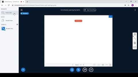 Lesson Space Overview - Student
