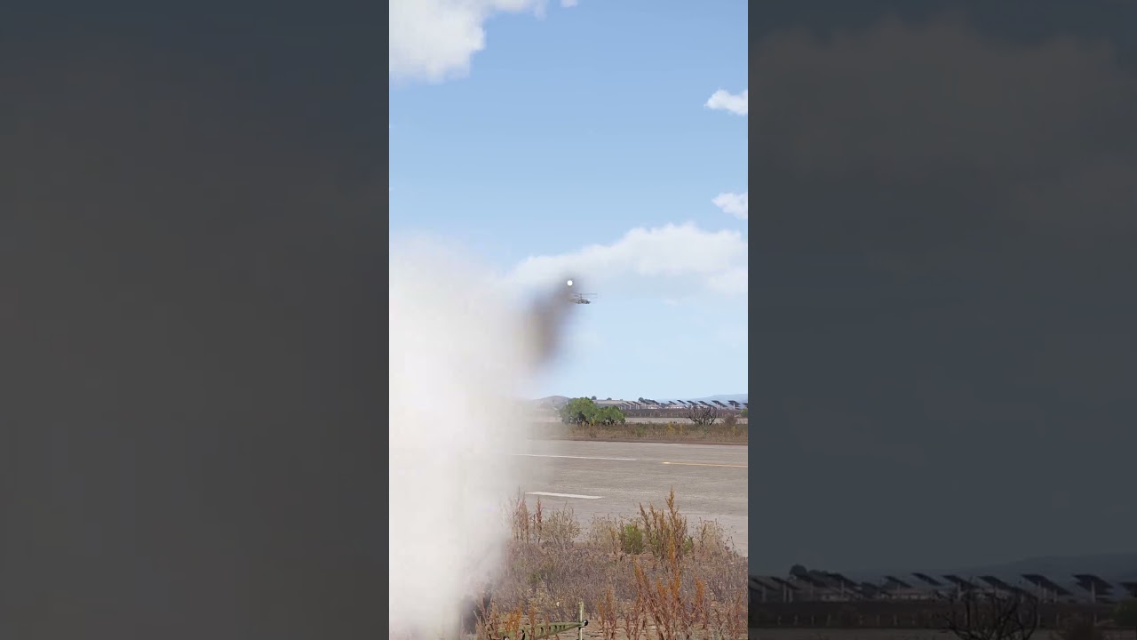 It was an accurate shot - Military simulation 