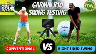 Garmin R10 - Swing Testing - Conventional Vs RSS (Right Sided Swing) Using Awesome Golf Coaching App screenshot 2