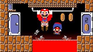 Mario and Tiny Mario Coin Doors Maze Escape