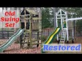 Rebuild and Restore an Old Wooden Swing Set – To New and Strong Playset