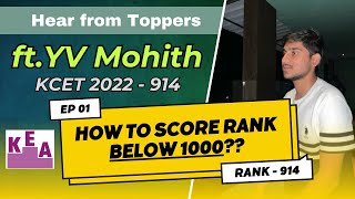 How to Score Rank Below 1000 in KCET Exam: Expert Tips and Strategies from a Top Performer!