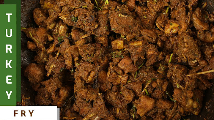 Traditional Style TURKEY FRY | Vaankozhi Varuval | வான்கோழி வறுவல் | Dubakoorz Tamil Cooking Factory