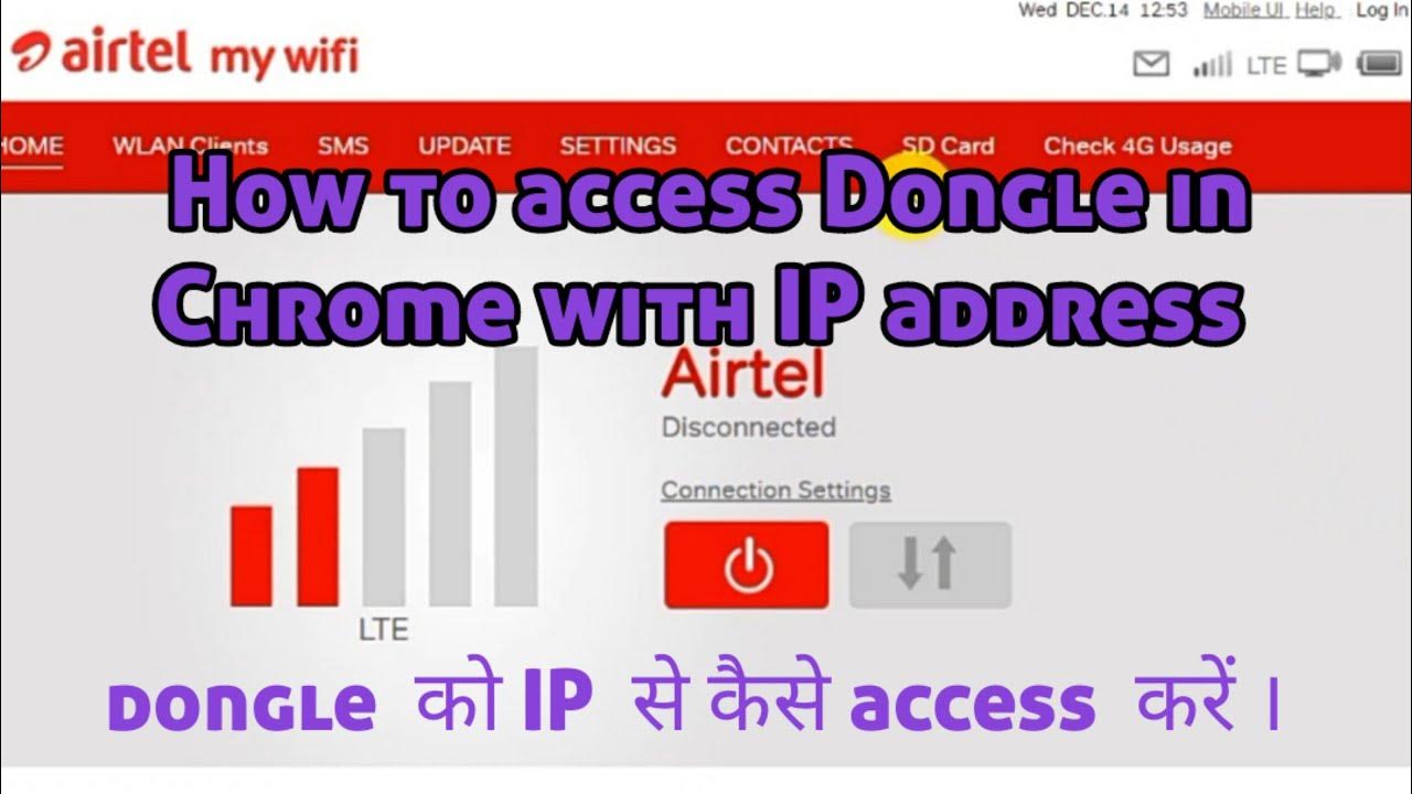 how-to-access-airtel-dongle-in-chrome-youtube