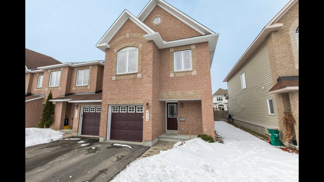 Ottawa Real Estate, Home for Sale! 415 Goldenbrook Way YouTube